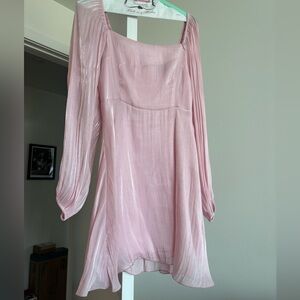 Forever 21 Pink Long Sleeve Dress
